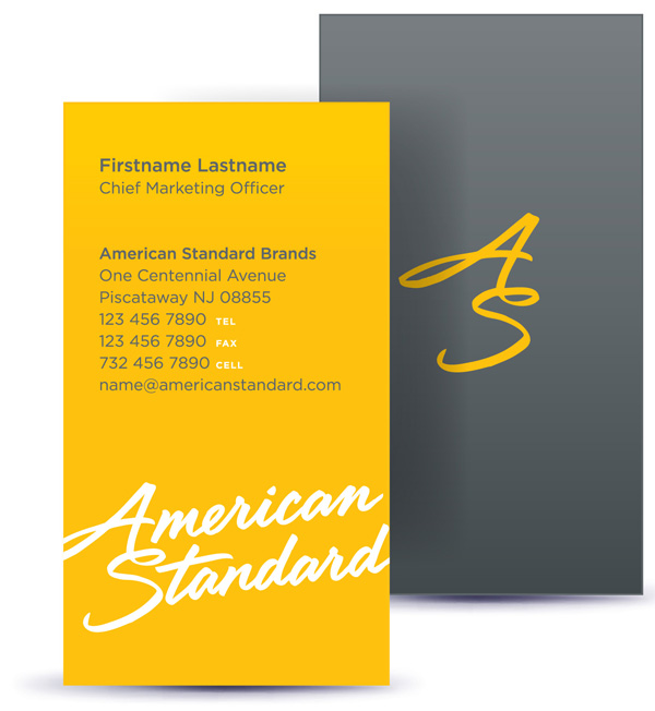 卫浴品牌American Standard(美标)启用新标志